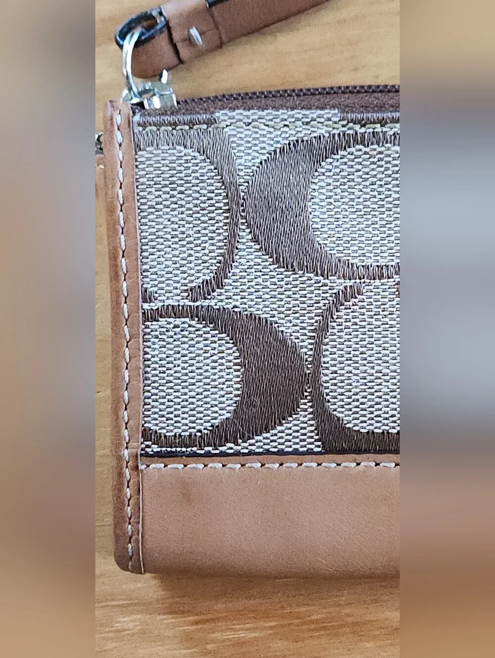 Coach Y2K Signature Canvas Card Case